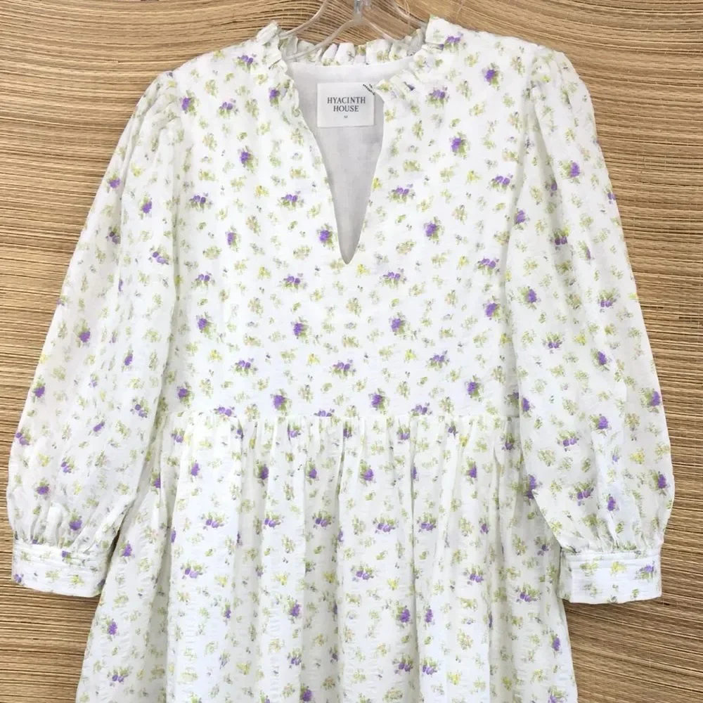 HYACINTH HOUSE Tuckernuck Sweet Floral Amelia Mini Dress Size XS
